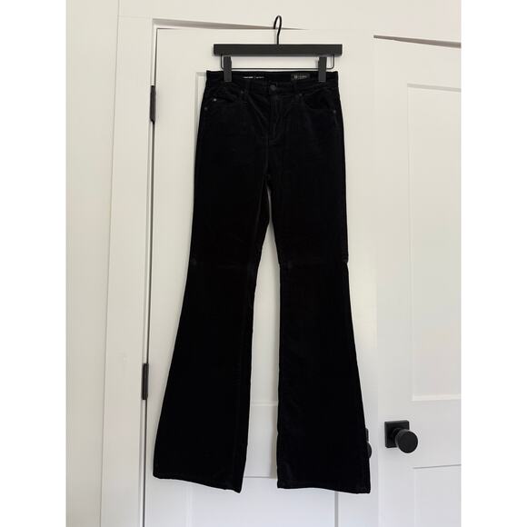 $245 AG Jeans Farrah Boot Velvet Super Black - 27 - Picture 7 of 13